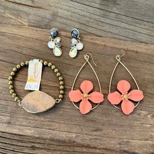 Bracelet and Earrings Bundle